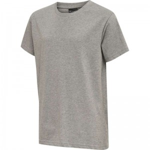 T Shirts Hummel Red Basic S/S Enfant Grise | 256509-875
