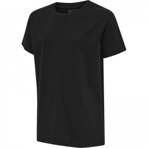 T Shirts Hummel Red Basic S/S Enfant Noir | 785160-433