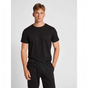 T Shirts Hummel Red Basic S/S Homme Noir | 770044-075