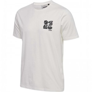 T Shirts Hummel Regular Graphic S/S Homme Blanche | 133555-118
