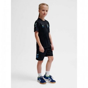 T Shirts Hummel Shimmer Enfant Noir | 485389-321