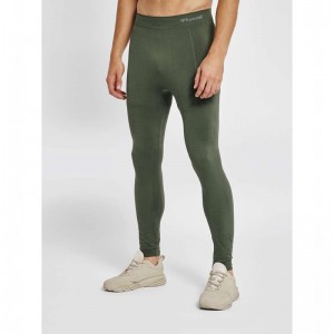 T Shirts Hummel Stroke Seamless Homme Vert | 174643-617