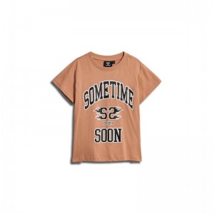T Shirts Hummel Stshazel Enfant Corail | 748877-927