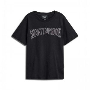 T Shirts Hummel Stsocean S/S Enfant Noir | 775394-143