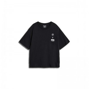 T Shirts Hummel Ststhiago Enfant Noir | 994381-245