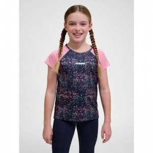 T Shirts Hummel Tessa S/S Enfant Rose | 094658-929