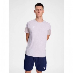T Shirts Hummel Travel S/S Homme Grise | 138632-191