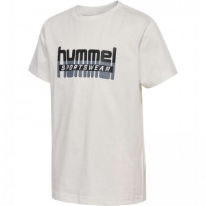 T Shirts Hummel Tukas S/S Enfant Blanche | 258501-263