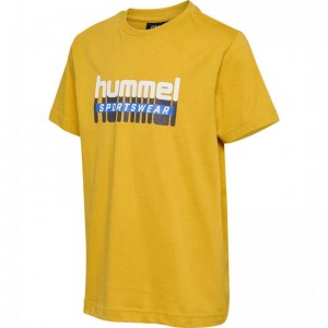 T Shirts Hummel Tukas S/S Enfant Jaune | 592361-173
