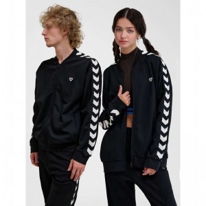 Vestes Hummel Archive Regular Poly Zip Femme Noir | 629042-439