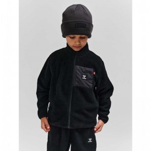 Vestes Hummel Atlas Fleece Zip Enfant Noir | 059002-974