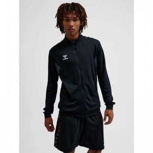 Vestes Hummel Authentic Pl Zip Homme Noir | 145554-402