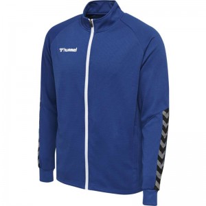 Vestes Hummel Authentic Poly Zip Homme Bleu | 220883-423