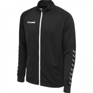 Vestes Hummel Authentic Poly Zip Homme Noir | 883711-087