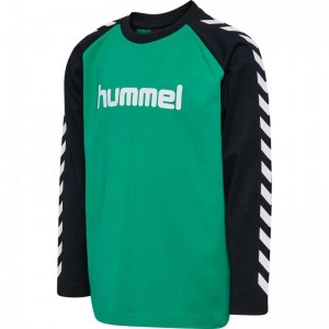Vestes Hummel Boys L/S Enfant Vert | 486511-898
