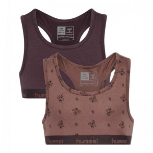 Vestes Hummel Carolina 2-pack Enfant Chocolat | 649512-451