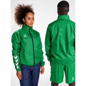 Vestes Hummel Core Xk Spray Homme Vert | 448230-558