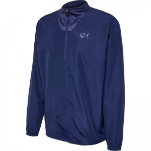 Vestes Hummel Court Woven Homme Bleu Marine | 645457-829