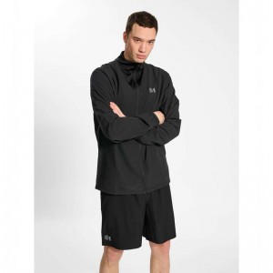 Vestes Hummel Court Woven Homme Noir | 248437-101