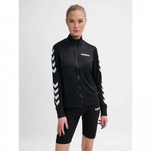 Vestes Hummel Legacy Evy Poly Zip Femme Noir | 232247-595