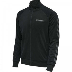 Vestes Hummel Legacy Poly Zip Homme Noir | 303116-707