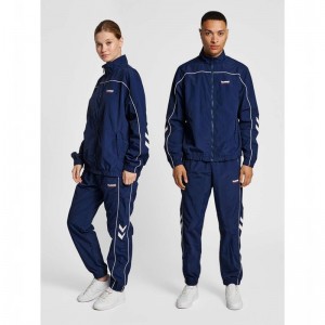 Vestes Hummel Lgc Celab Wov Zip Homme Bleu Marine | 380724-590