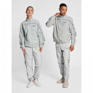 Vestes Hummel Lgc Celab Wov Zip Homme Grise | 134612-875