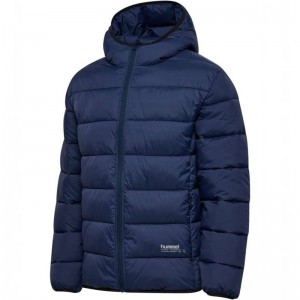 Vestes Hummel Lightweight Puffer Femme Bleu Marine | 322160-506