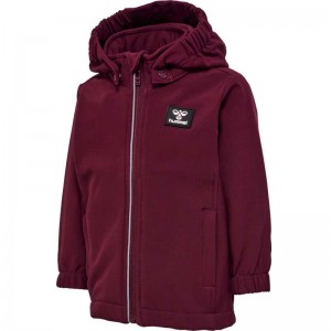 Vestes Hummel Mars Tex Mini Softshell Enfant Bordeaux | 550856-412