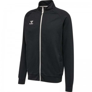 Vestes Hummel Move Grid Cotton Zip Homme Noir | 327695-357