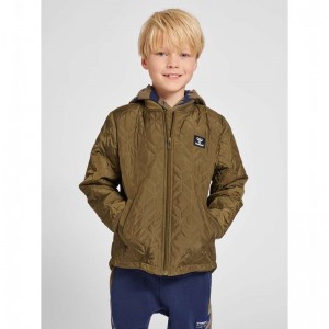 Vestes Hummel Mule Thermo Enfant Vert Olive | 966464-940