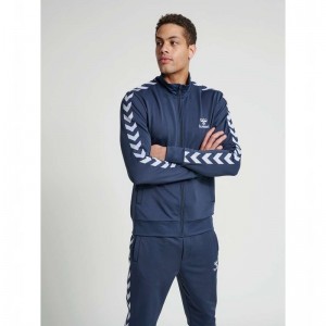 Vestes Hummel Nathan 2.0 Zip Homme Bleu Marine | 428193-177