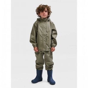 Vestes Hummel Nessie Rainsuit Enfant Grise | 651067-617