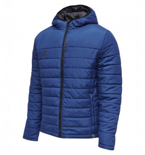 Vestes Hummel North Quilted Hood Homme Bleu | 093608-339