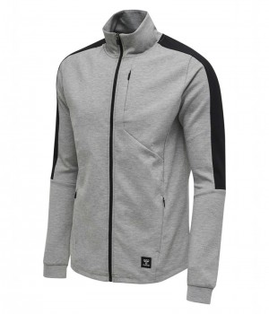 Vestes Hummel Tropper Zip Homme Grise | 828573-608