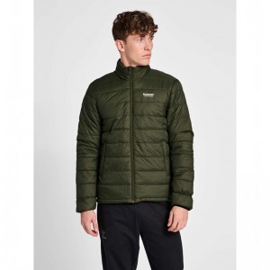 Vestes Hummel Wind Puff Homme Vert Olive | 974072-399
