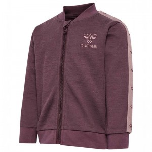 Vestes Hummel Wulbato Zip Enfant Fushia | 615623-876