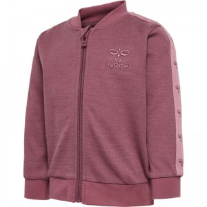 Vestes Hummel Wulbato Zip Enfant Rose | 025208-326