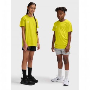 Vêtements De Sport Hummel Go 2.0 S/S Enfant Jaune | 321353-161