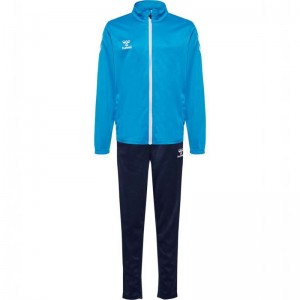 Vêtements De Sport Hummel Logo Suit Enfant Bleu | 345762-281