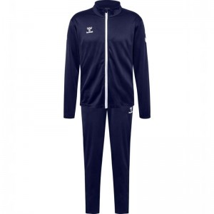 Vêtements De Sport Hummel Logo Suit Homme Bleu Marine | 493307-747
