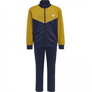 Vêtements De Sport Hummel Molin Tracksuit Enfant Jaune | 864713-348
