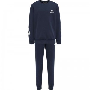 Vêtements De Sport Hummel Venti Tracksuit Enfant Noir | 146288-666