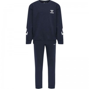 Vêtements De Sport Hummel Venti Tracksuit Enfant Noir | 190385-880