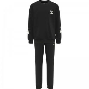 Vêtements De Sport Hummel Venti Tracksuit Enfant Noir | 632003-060