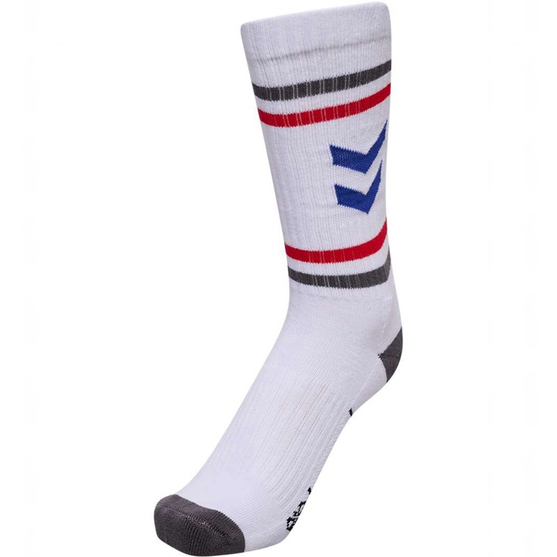 Basket Hummel 3-pack Chevron High Retro Femme Blanche | 844254-378