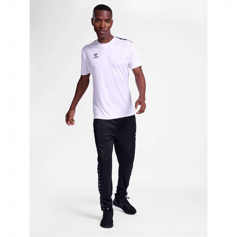 Basket Hummel Authentic Pl S/S Homme Blanche | 612560-178