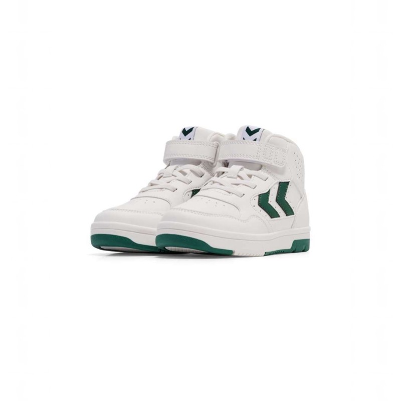 Basket Hummel Camden High Jr Enfant Blanche | 670031-173
