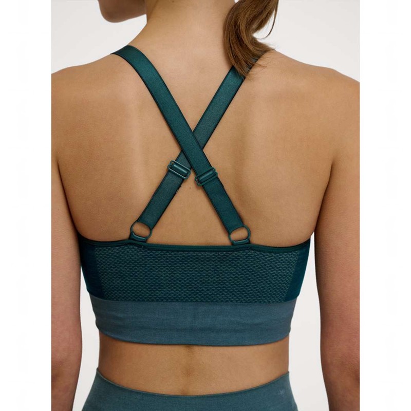 Basket Hummel Clea Seamless Top Femme Bleu | 940565-077