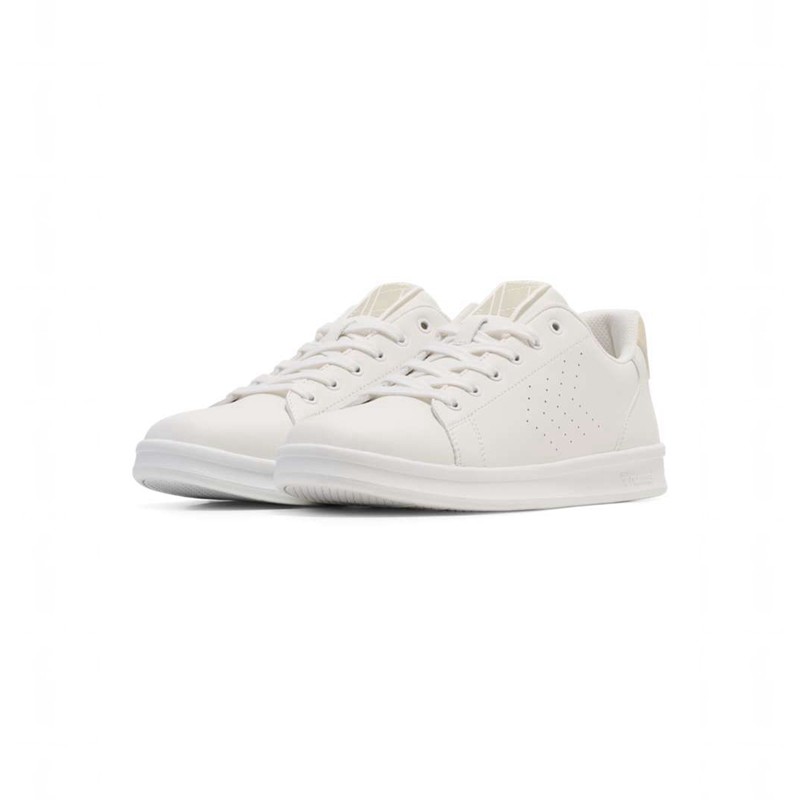 Basket Hummel Court Line Femme Blanche | 898010-706